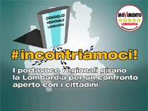 #Incontriamoci: i portavoce M5S lombardi incontrano i cittadini