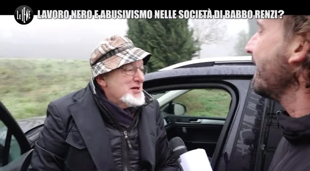 Il servizio delle Iene: Renzi, lavoro nero e abusivismo anche nelle società di babbo Tiziano?