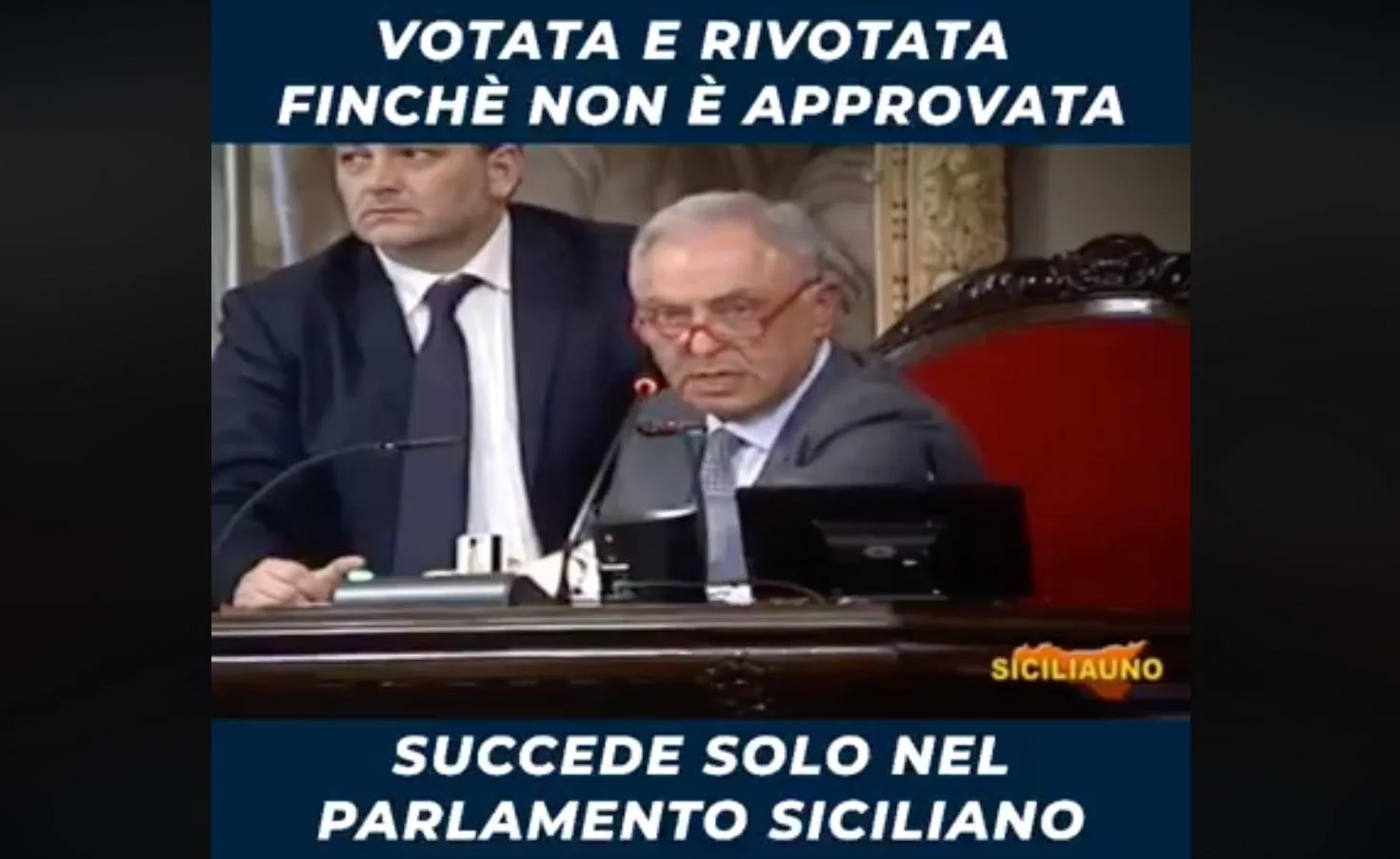 In Sicilia se la votazione non va bene, si ripete