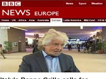 L'intervista di Beppe Grillo alla BBC #fuoridalleuro