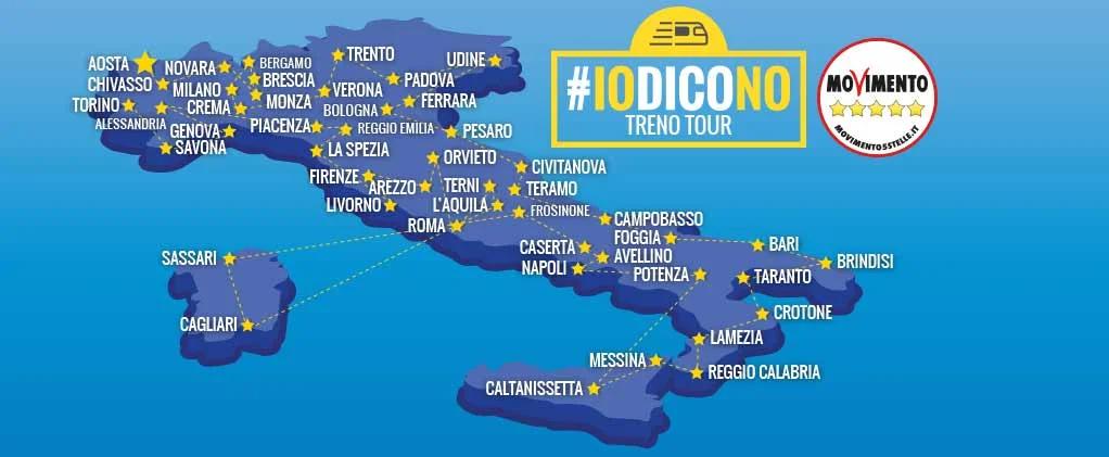 #IoDicoNo Treno Tour, il Comune di Bologna ci vieta le piazze