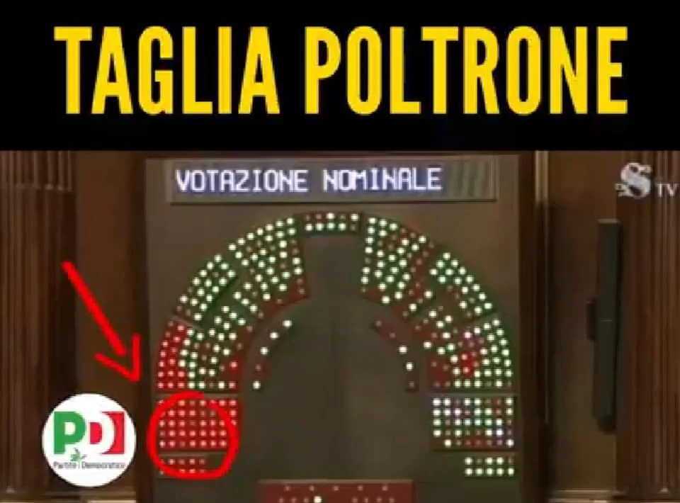 Taglieremo il numero dei parlamentari alla faccia dei quaquaraquà