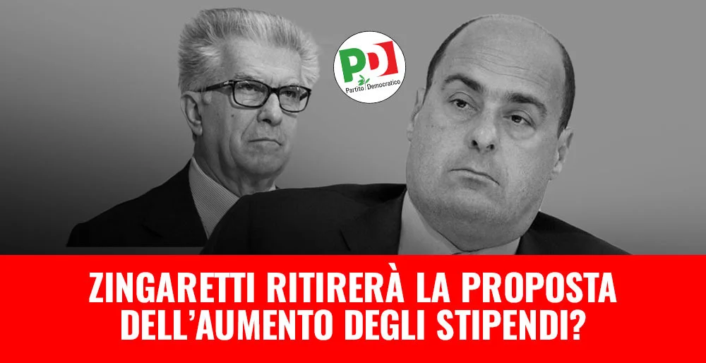 19mila euro al mese a deputati e senatori: Zingaretti ritiri la proposta e chieda scusa agli italiani