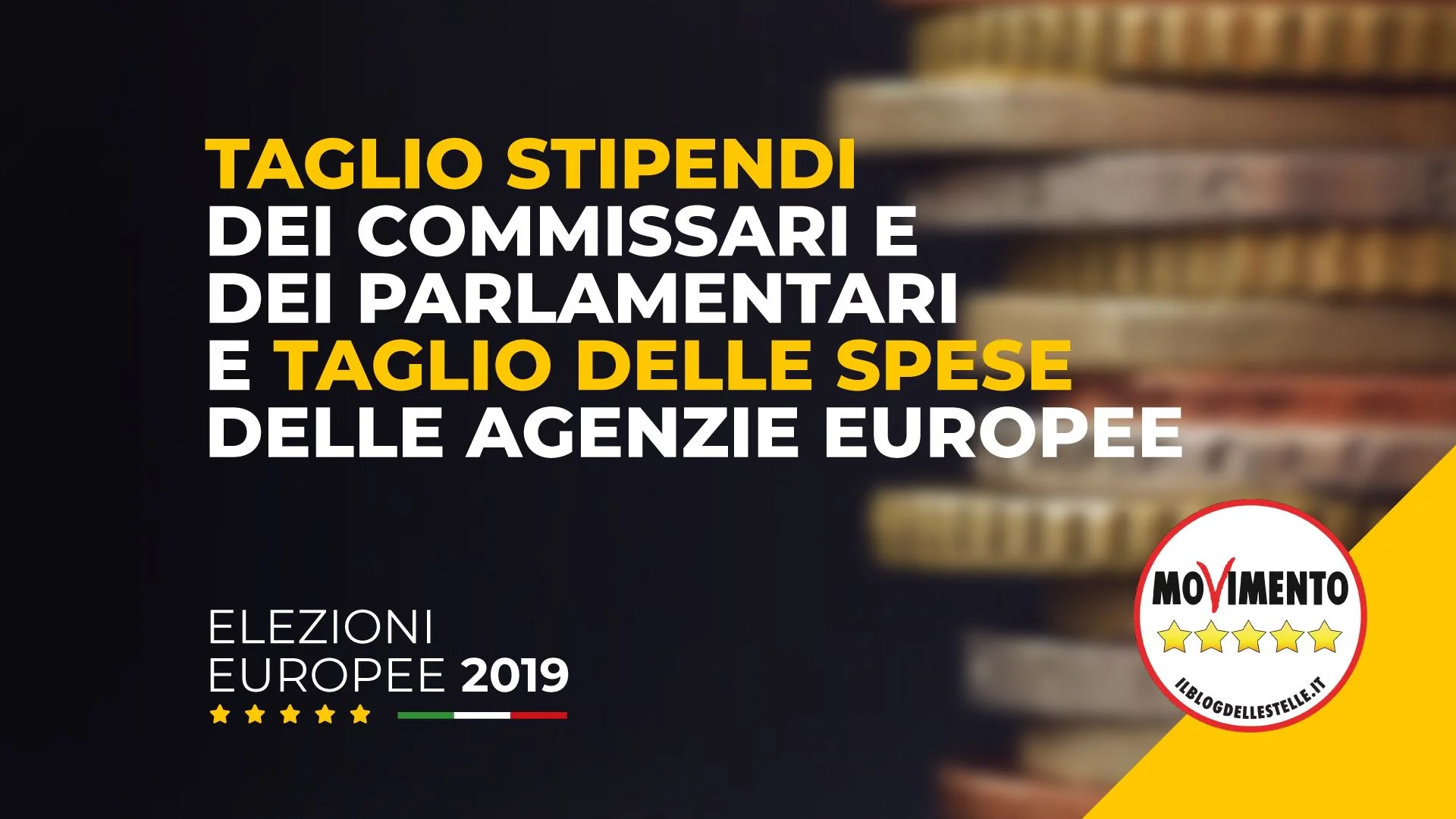 Europrogramma del Movimento 5 Stelle: tagliamo gli assurdi stipendi dell’eurocasta