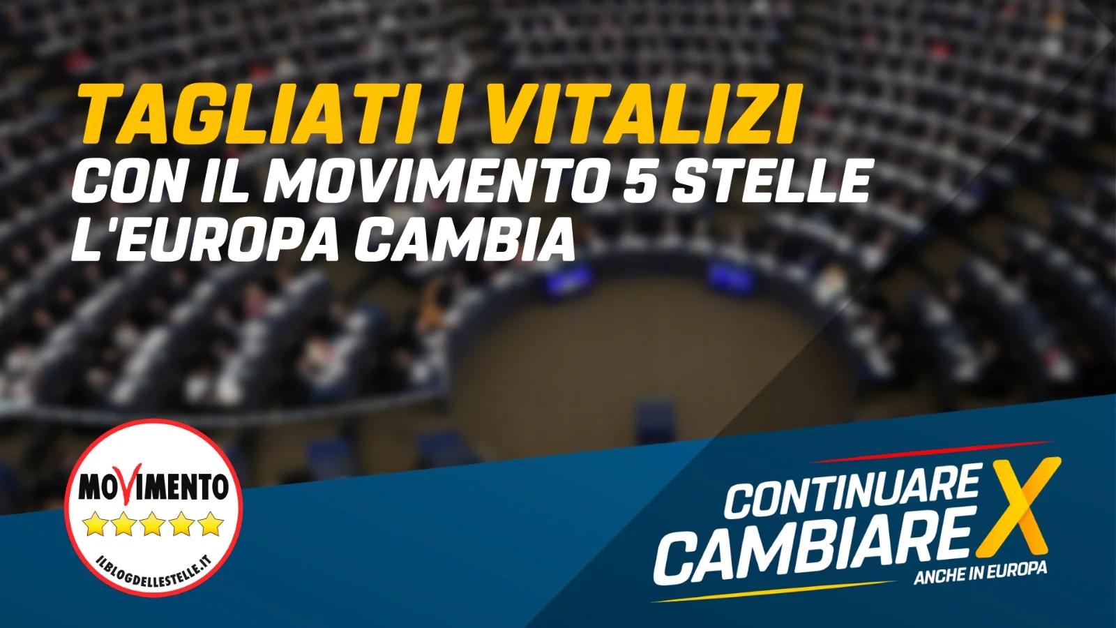 Grazie al Movimento 5 Stelle il Parlamento europeo taglia i vitalizi: adesso via la pensione-privilegio