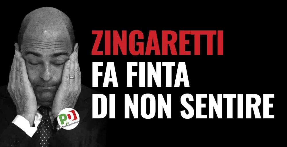 Finanziamento pubblico ai partiti, Zingaretti fa finta di non sentire