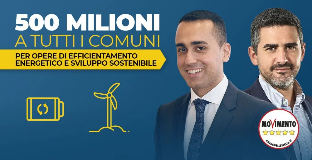 Mezzo miliardo di euro ai Comuni: facciamo ripartire la crescita