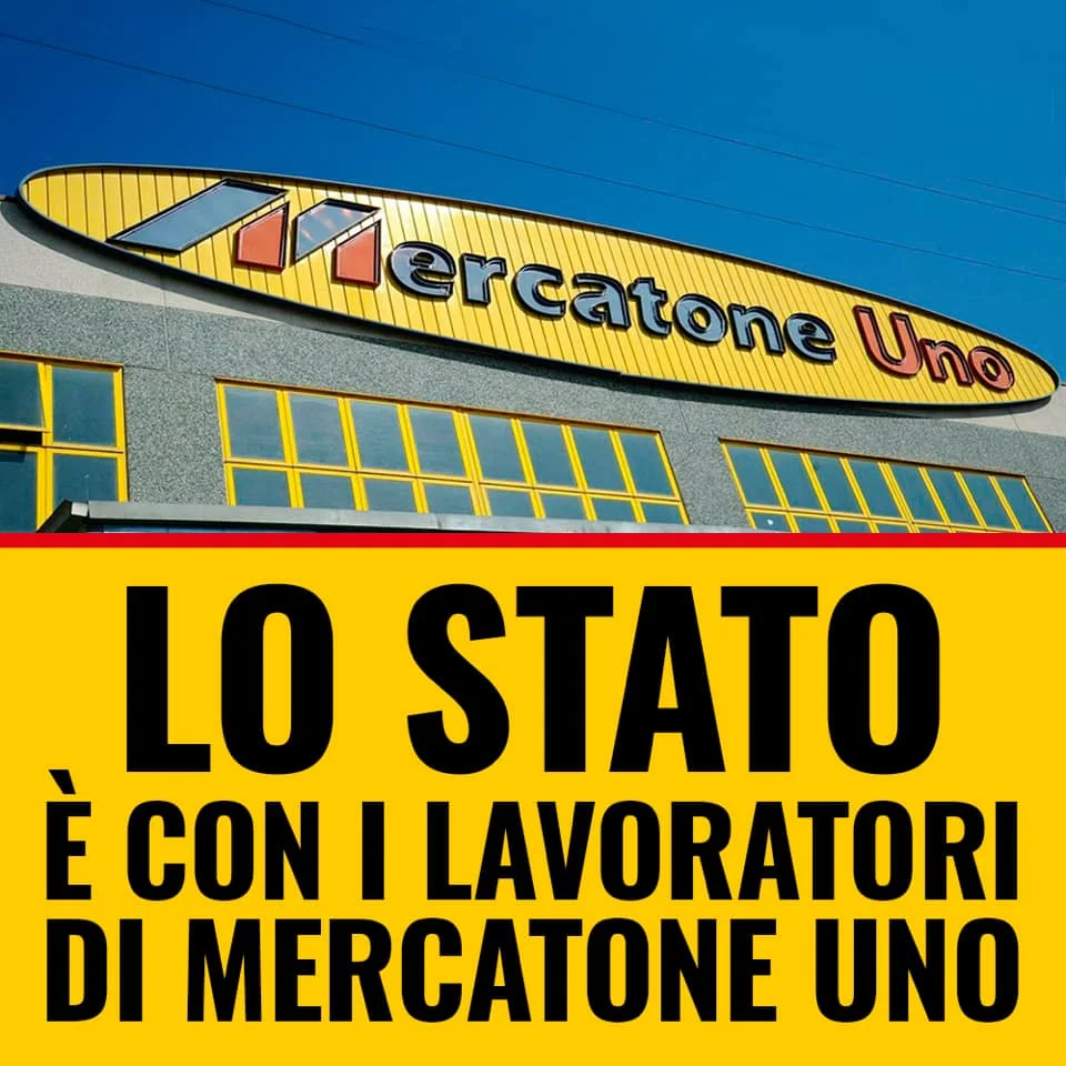 Dalla parte dei lavoratori di Mercatone Uno