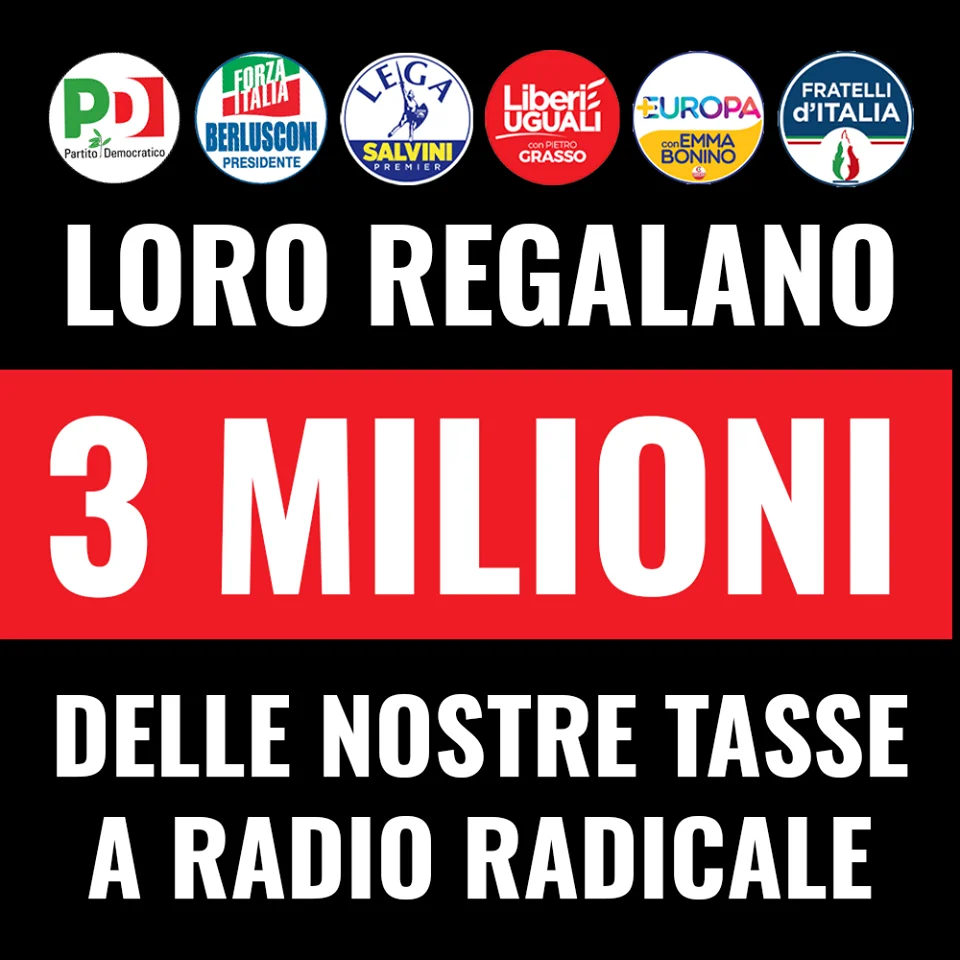 I partiti salvano il finanziamento pubblico a Radio Radicale