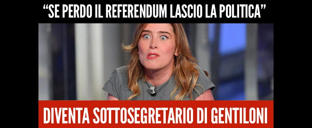 #BoschiBugiarda o sottosegretario a sua insaputa?