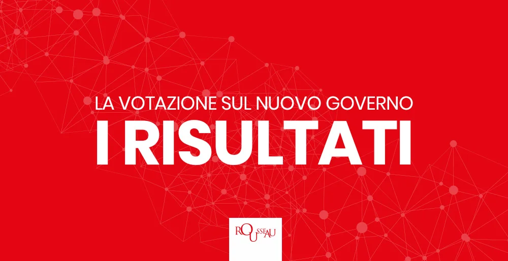 Rousseau: votazione sul nuovo Governo - I RISULTATI