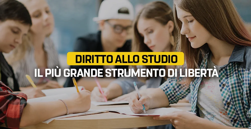 Abbiamo raddoppiato i fondi per le borse di studio. L'istruzione torna al centro