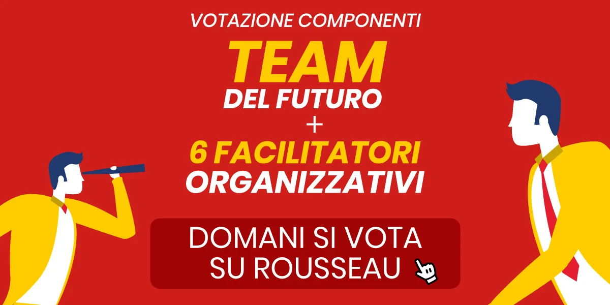 Team del futuro e facilitatori organizzativi. Da domani 3 giorni di voto su Rousseau