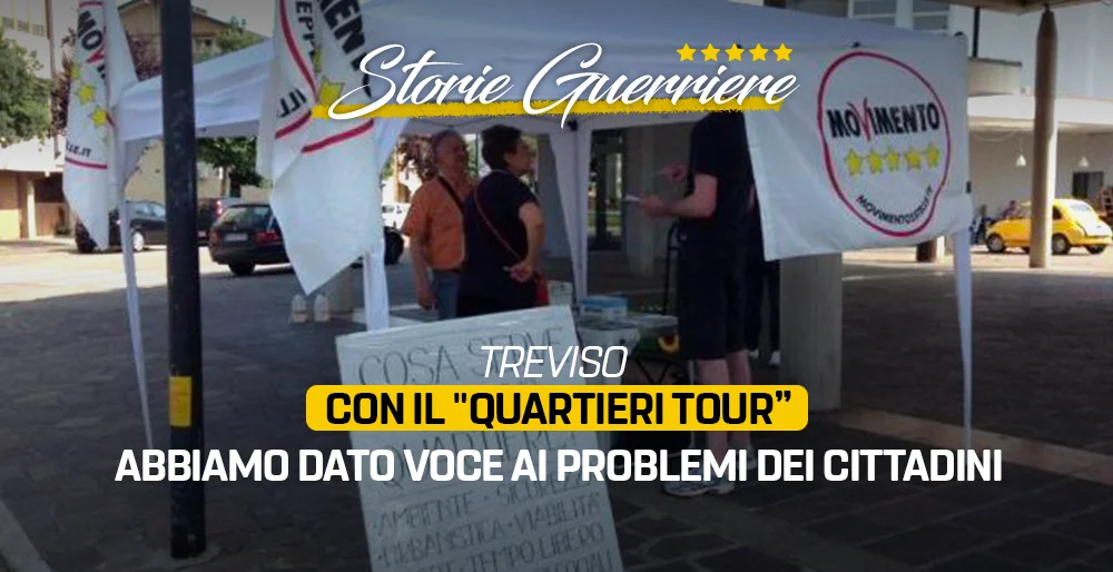 Con il "Quartieri Tour" abbiamo dato finalmente voce ai problemi dei cittadini
