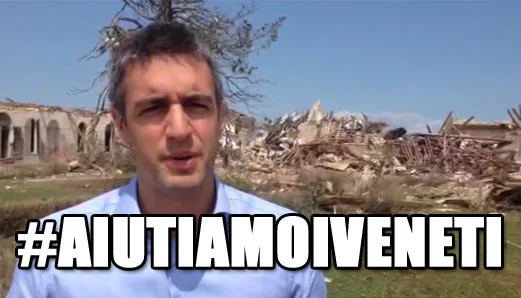 #AiutiamoiVeneti colpiti dalla tromba d'aria
