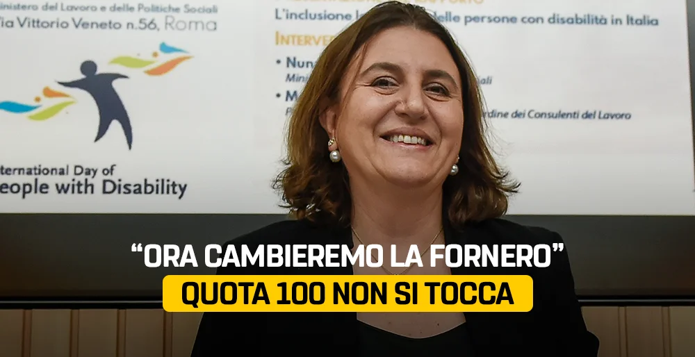 Cambiamo la Fornero, ma Quota 100 non si tocca - Intervista a Nunzia Catalfo
