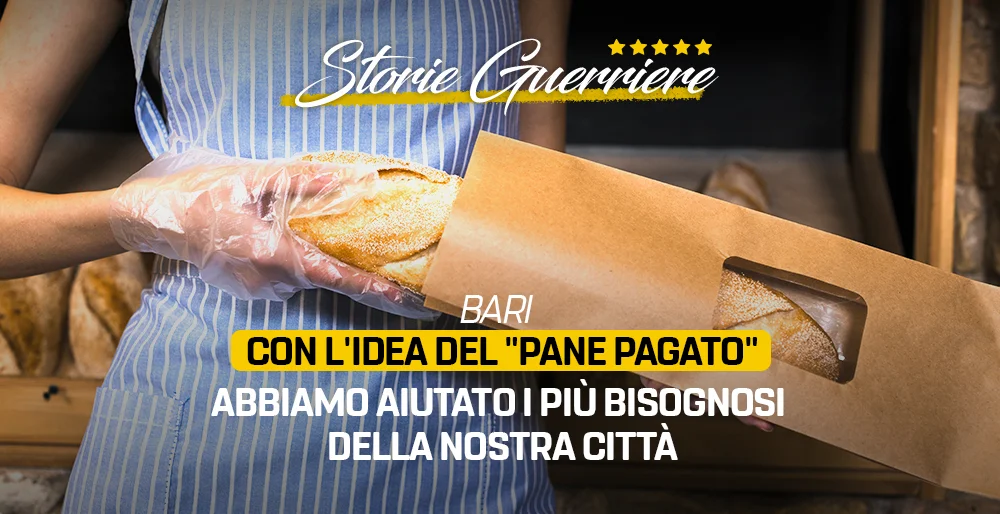 Con l'idea del "Pane pagato" abbiamo aiutato i più bisognosi
