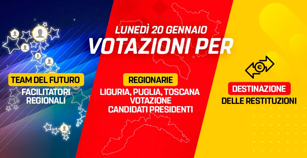 Lunedì 20 gennaio, giornata di votazioni su Rousseau