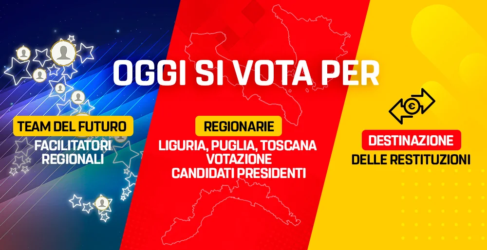 Oggi giornata di votazioni su Rousseau