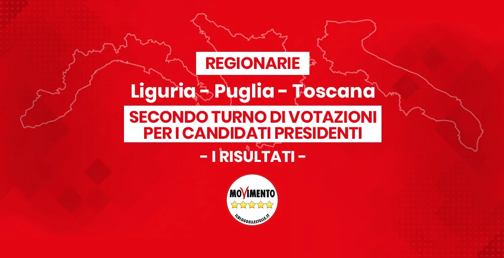 Liguria, Puglia e Toscana: ballottaggi candidati presidenti - I RISULTATI