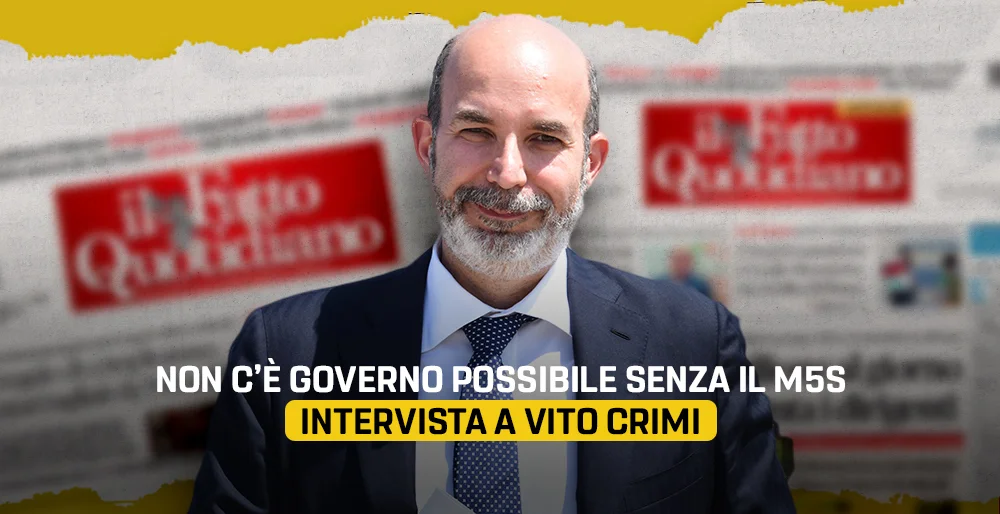 Non c’è governo possibile senza il M5S - Intervista a Vito Crimi