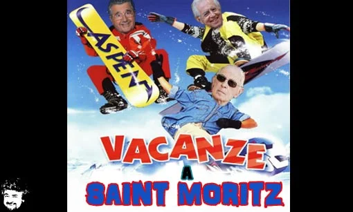 Vacanze a Saint Moritz con Monti e De Benedetti