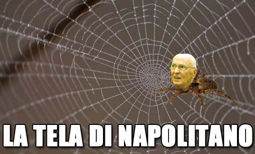 La tela di Napolitano