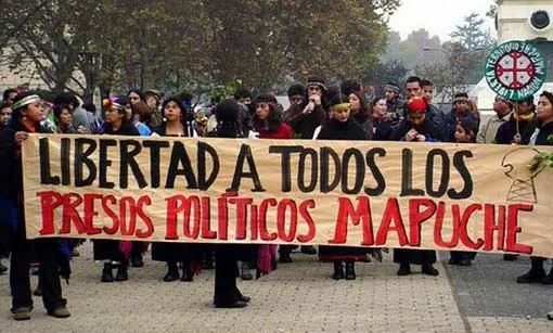 La repressione della lotta Mapuche
