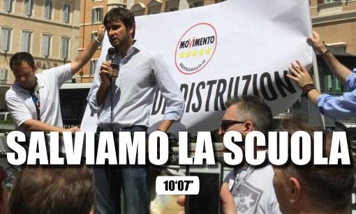 Tutti in piazza per la Scuola con il M5S!