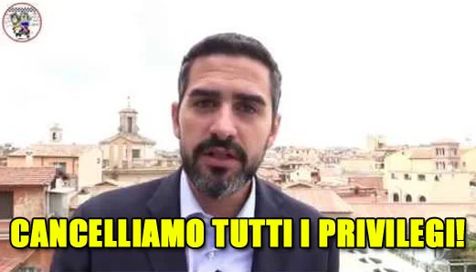#Italia5Stelle: Italia senza privilegi per gli ''onorevoli''