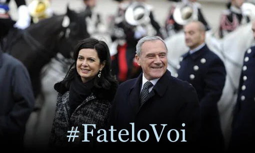 Boldrini e Grasso, #FateloVoi