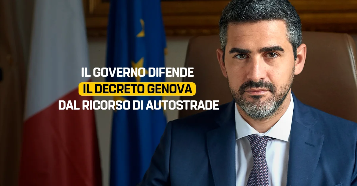 Il Governo difende il decreto Genova dal ricorso di Autostrade