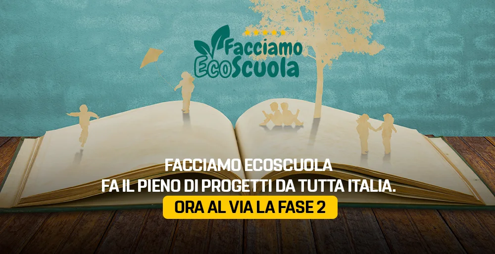 Facciamo EcoScuola fa il pieno di progetti da tutta Italia. Ora al via la fase 2