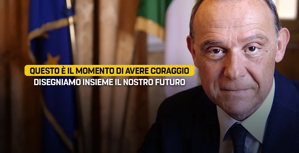 Questo è il momento di avere coraggio. Disegniamo insieme il nostro futuro