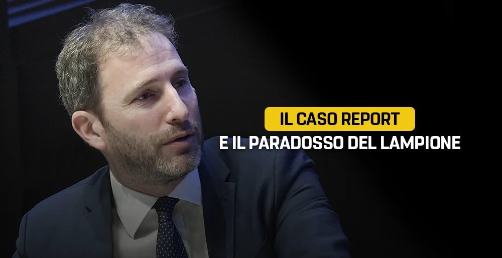 Il caso Report e il paradosso del lampione