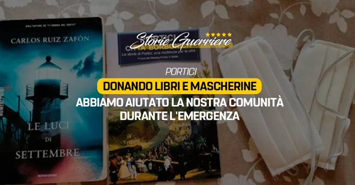 Donando libri e mascherine abbiamo aiutato la nostra comunità durante l'emergenza