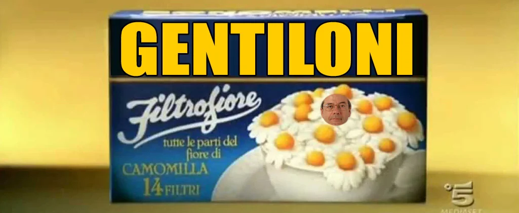 #CamomillaGentiloni