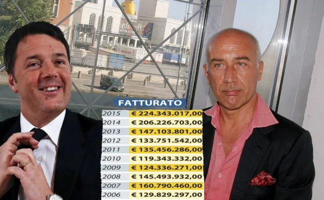 2014, arriva Renzi al governo e gli affari di Romeo fanno boom