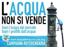 Il M5S Sicilia per l'acqua pubblica