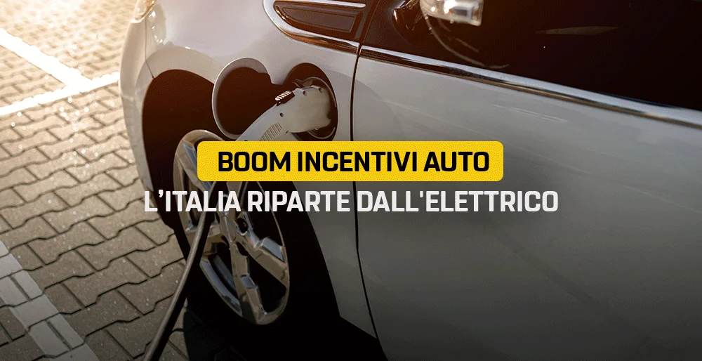 Boom incentivi auto: l’Italia riparte dall'elettrico