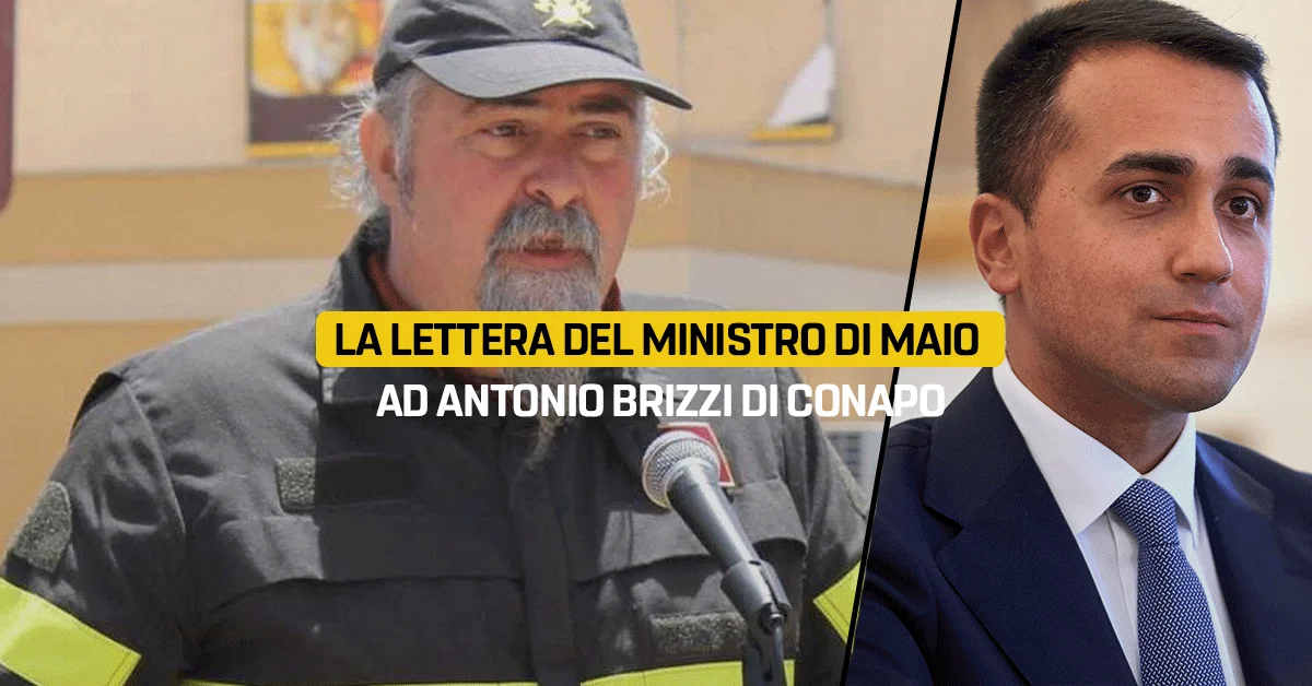 La lettera del Ministro Di Maio ad Antonio Brizzi di Conapo