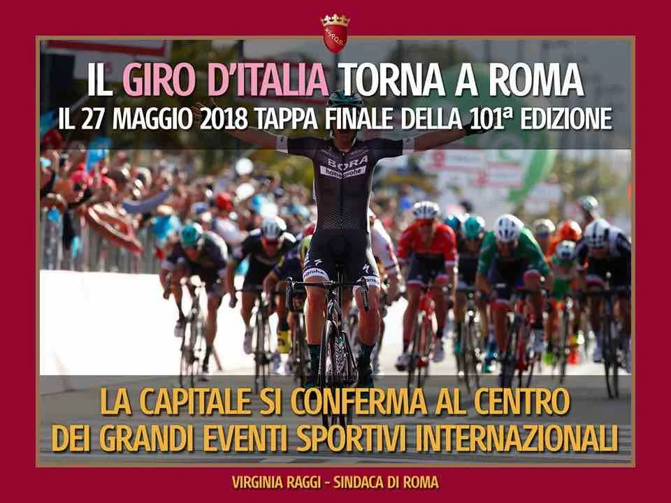 Il Giro d'Italia torna a Roma dopo nove anni