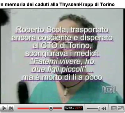 Quando un operaio muore