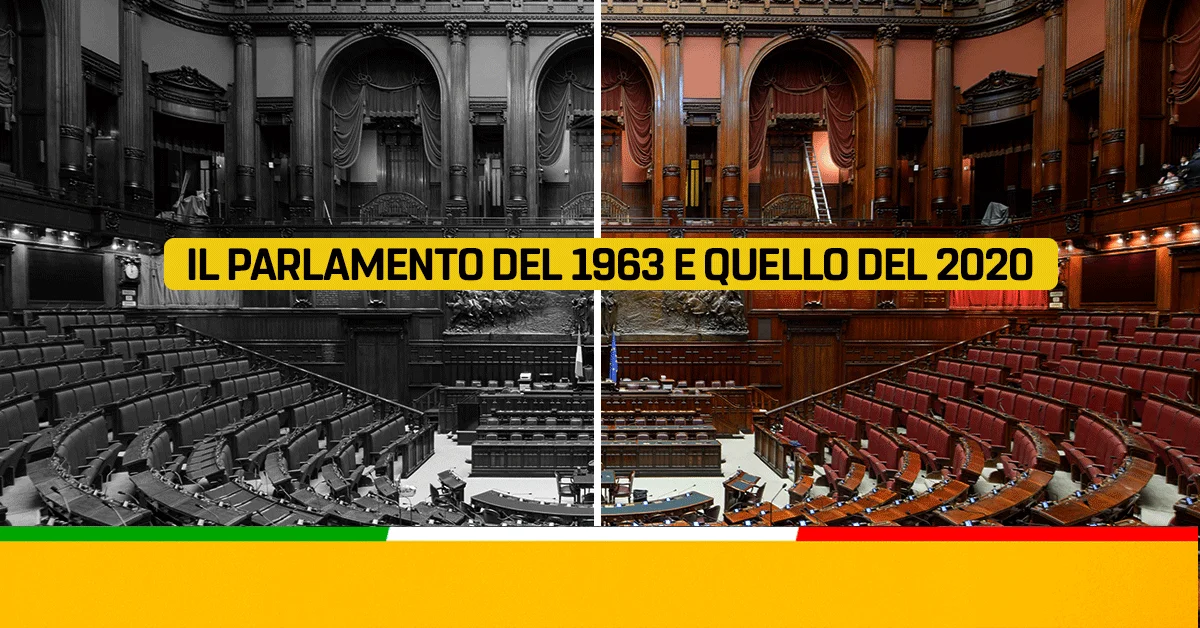 Il Parlamento del 1963 e quello del 2020