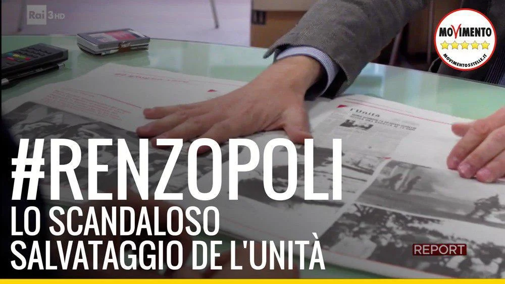 #Renzopoli: lo scandaloso salvataggio dell'Unità
