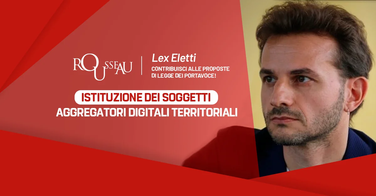 Su Lex Eletti: Istituzione dei Soggetti Aggregatori Digitali Territoriali