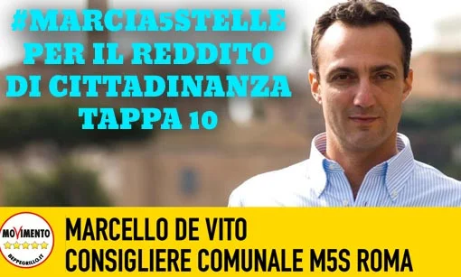 #Marcia5Stelle per il Reddito di Cittadinanza, decima tappa: Roma