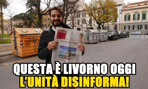 L'#UnitàDisinforma con i tuoi soldi, dille di smettere