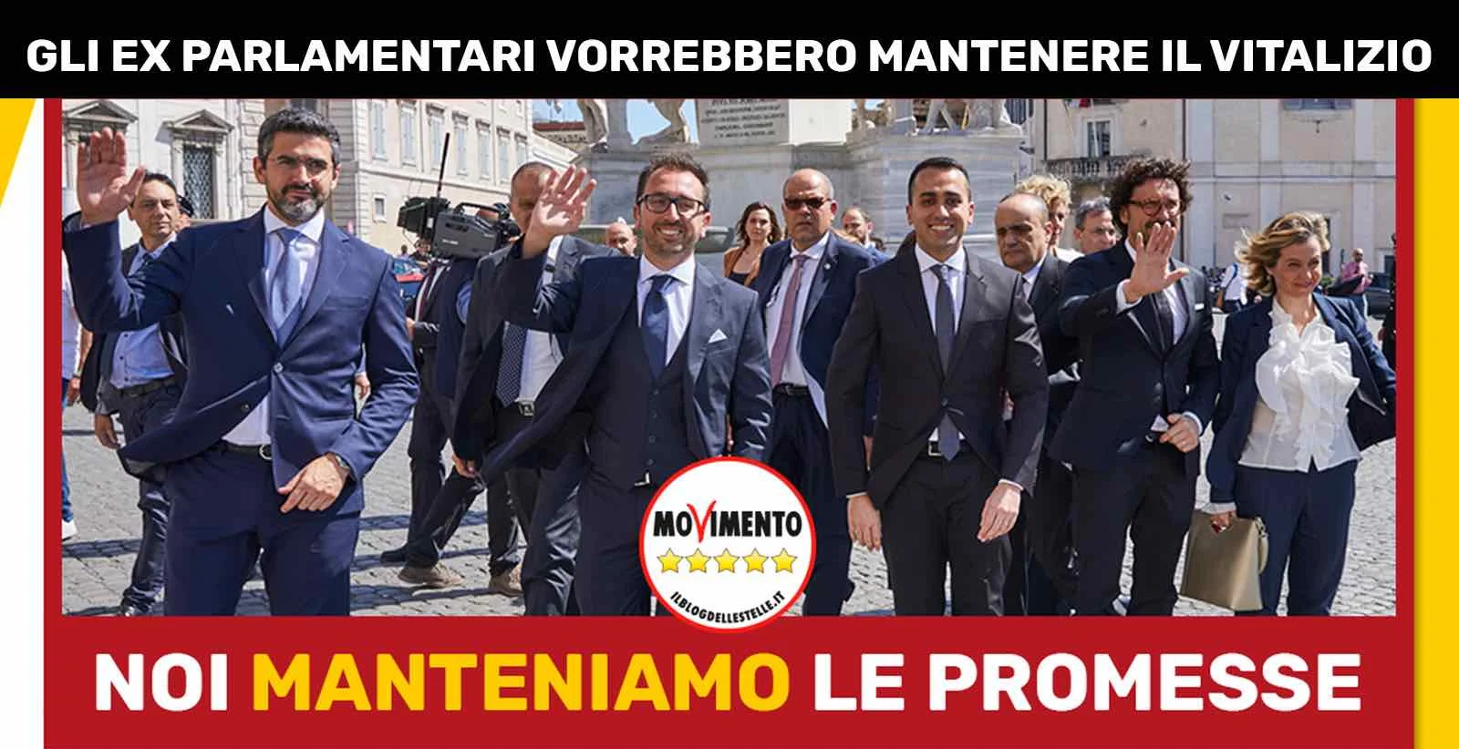 Cari ex parlamentari, potete pure piangere: noi i vitalizi ve li togliamo