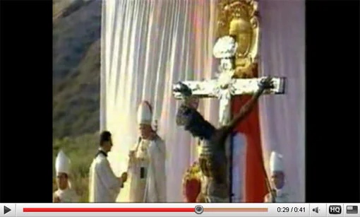 Povero Cristo in mano a Berlusconi